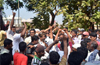 Protest rally by Jokatte residents demanding closure of MRPL’s coke and sulphur units